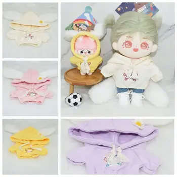 Многоцветная плюшевая одежда для кукол Ручной работы, модные толстовки с кроликом, милые толстовки для кукол, игрушечный наряд, кукольная одежда