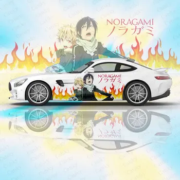 Изготовленная на заказ наклейка с японским аниме Noragami 2шт для универсальной большой автомобильной наклейки Наклейка для автомобиля Univers Car Sticker Decor