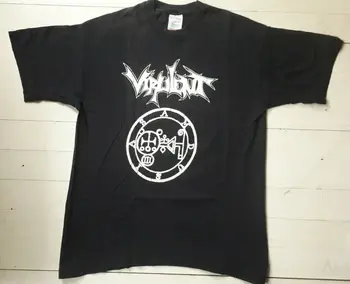 VIRULENT Under the Hex of Amdusias Винтажная футболка 2000 года Death Metal Pestilence L с длинными рукавами