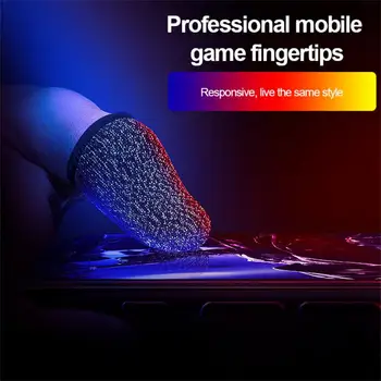 Пара для игр PUBG, рукав для пальцев, дышащие, защищающие от пота, противоскользящие перчатки для большого пальца, перчатки для мобильных игр