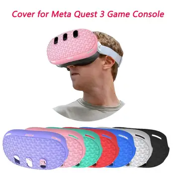 силиконовый чехол для консоли Meta Quest 3, Пылезащитный Чехол Для Хоста Виртуальной Игры, Чехол Против Царапин, Аксессуары Для Обновления Виртуальной Реальности