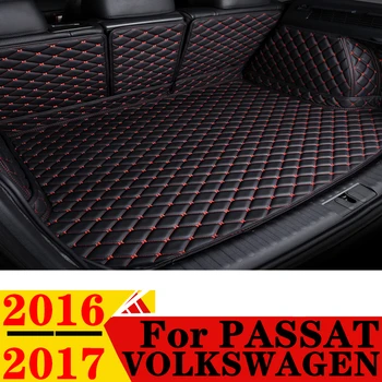 Коврик в багажник автомобиля для Volkswagen VW PASSAT 2017 2016, Задняя крышка багажника, Ковровая подкладка, Хвостовая часть салона Автомобиля, Багажная накладка для багажника