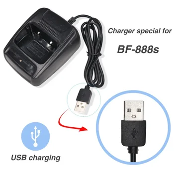 Baofeng BF-888S Портативная Рация USB Зарядное Устройство Портативный Литий-ионный Аккумулятор USB Кабельный Вход 5V 1A Для 666S 777s 888s Аксессуары Для Зарядки