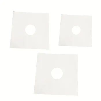 10шт Обложка для записи пластинок Из крафт-бумаги Бескислотная структура Предотвращает появление царапин, трение, статический заряд разных размеров