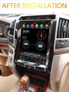 Автомобильный аудиосистема с вертикальным экраном Tesla Android 9.0, автомобильная GPS-навигация для TOYOTA LAND CRUISER LC200 2008-2015, автомобильный мультимедийный плеер BT