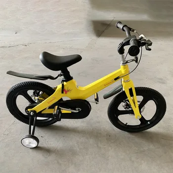 Детский велосипед из магниевого сплава с дисковым тормозом, интегрированным в колесо со спицами, балансировочный велосипед, Велосипедный челнок, Распродажа заводских запасов