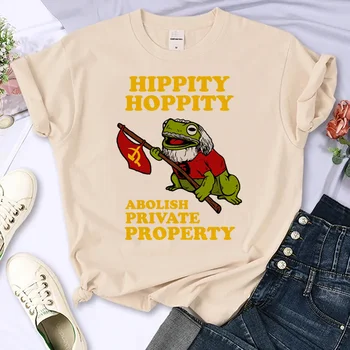 Hippity Hoppity Отмена Частной Собственности футболка женская harajuku manga забавный топ женская одежда с комиксами из японского аниме
