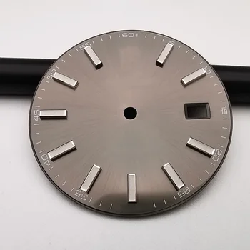Высококачественный циферблат серого цвета для часов 41 мм Datejust 126334, механизм Fit 3235, замена часов на вторичном рынке