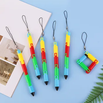 Креативная шариковая ручка на шнурке, Сгибаемая деформируемая шариковая ручка, Студенческие призы, небольшие подарки