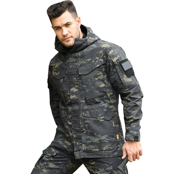 Военные тактические куртки M65, ветровка для походов, одежда для охоты, толстовка с капюшоном, куртка с несколькими карманами, мужское свободное спортивное пальто