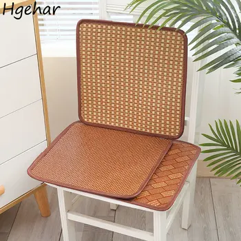 Летний офисный стул, подушка из ротанга, Студенческие противоскользящие коврики для классных стульев, подушки для автомобильных сидений, простые домашние подкладки для ягодиц 40x40 см
