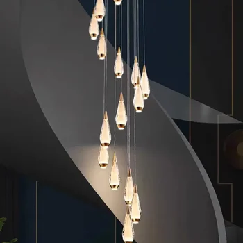 Скандинавский домашний декор, столовая, подвесной светильник, внутреннее освещение, хрустальная лампа, подвесной светильник, люстра, светильники для гостиной