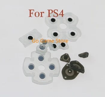 50 комплектов для контроллера Sony PlayStation PS4, 9 в 1, силиконовая проводящая резиновая клейкая накладка для кнопок
