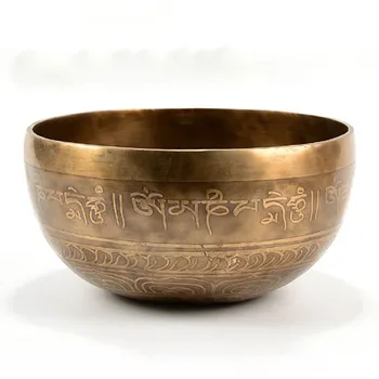Непальская поющая чаша ручной работы, медитационный массаж, йога, Тибетские поющие чаши, инструменты для исцеления Чакр, аксессуары