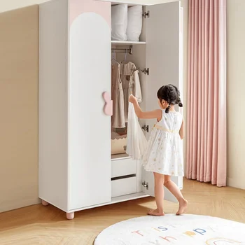 Органайзер Детские Шкафы для спальни Передвижной шкаф для одежды Шкафы-купе Полки для хранения одежды Penderie Enfant Мебель для комнаты CY50CW