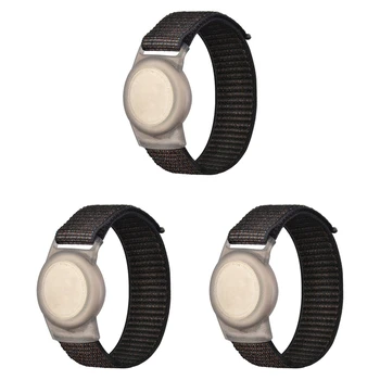 3-кратный детский браслет, совместимый с Apple Airtag, защитный чехол для Airtag, держатель GPS-трекера с нейлоновым браслетом G