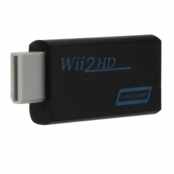 HD 1080P Конвертер Wii В HDMI 3,5 мм Аудио Вход Игровой Консоли Wii Для ПК HDTV Монитор Wii2HDMI Домашний Развлекательный Игровой Адаптер