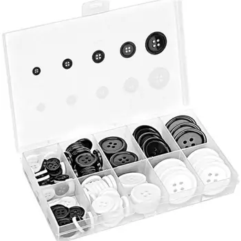 Кнопки с 4 отверстиями, круглая кнопка из смолы, гладкая, водонепроницаемая и прочная, разных размеров, прямая поставка