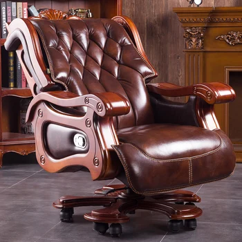 Роскошные стулья для гостиной, расслабляющее Современное вращающееся кожаное дизайнерское кресло, кресло для отдыха, Итальянская мебель для дома Cadeira GXR30XP