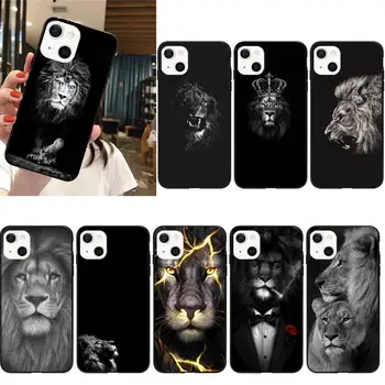 Чехол для телефона lions для iPhone 11 12 Mini 13 Pro XS Max X8 7 6s Plus 5 SE XR Shell
