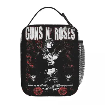 Guns N Roses, изолированные пакеты для ланча, контейнер для еды, Большой ланч-бокс, сумка для бенто, сумка для пикника в колледже