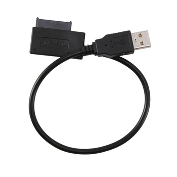 5X Адаптер-конвертер USB 2.0 на Mini Sata II 7 + 6 13Pin для ноутбука CD/DVD ROM Slimline Drive