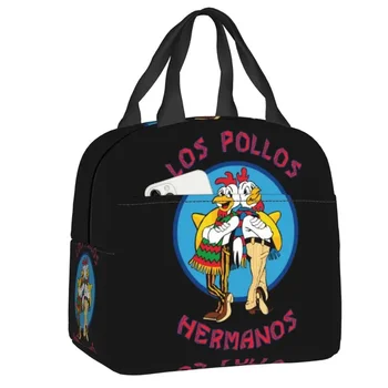 Los Pollos Hermanos Breaking Bad, Термоизолированная сумка, Женский портативный контейнер для ланча для школьного хранения, коробка для Бенто
