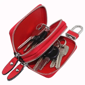 Новейшая мужская и женская сумка для ключей от автомобиля из искусственной кожи, кошелек, многофункциональный кейс для ключей, модные держатели для ключей, брелок для ключей