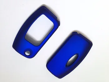 Жесткий Пластиковый Защитный чехол для дистанционного ключа с 3 Кнопками для Ford Синий Металлик