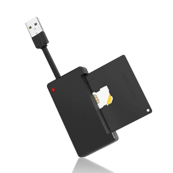 Портативный интеллектуальный считыватель карт USB 2.0, устройство для клонирования карт DNIE