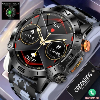Bluetooth Вызов Спортивные Смарт-Часы 466 * 466 AMOLED 1,43-дюймовый Экран Частота Сердечных сокращений Кровяное Давление Smartwatch IP67 Водонепроницаемые Часы