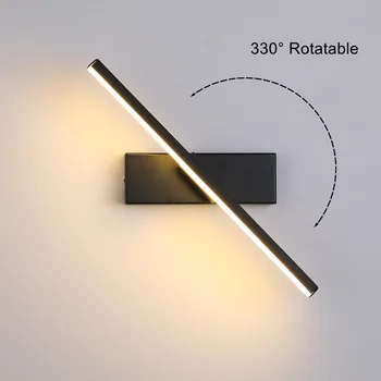 Светодиодные настенные светильники с регулируемой яркостью с RC для спальни, прикроватного зеркала в ванной, настенного светильника, Регулируемого светодиодного светильника, бра, туалетных ламп
