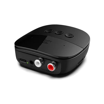 Bluetooth 5.2 Автомобильный аудиоадаптер AUX Приемник 3,5 мм Беспроводной громкой связи Музыкальный аудиоадаптер для автомобильных динамиков и телевизоров Прочный