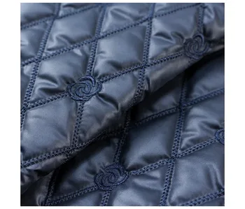 100*145 см цветок вышивка стеганая подкладка хлопок ткань для изготовления зимних пальто куртка стеганая хлопковая одежда ткань
