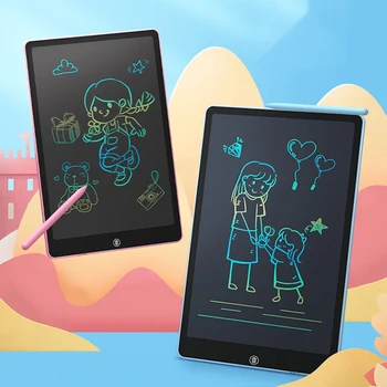 16-дюймовая электронная ЖК-доска для рисования от руки, планшет, доска для письма, цветной детский рисунок, доска для граффити, игрушки для ребенка