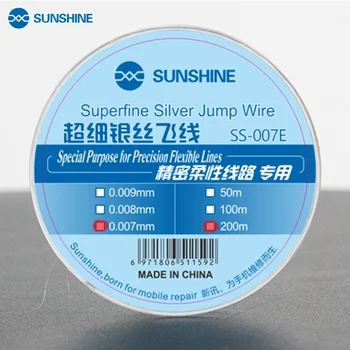 SUNSHINE SS-007E Flying Line Jump Wire 0.007мм 0.009 мм Для Мобильного Телефона CPU Fingerprint Touch Специализированный Ремонт Flying Line