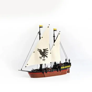 1380ШТ парусник MOC The Raven Claw Модель лодки Строительные блоки Креативные кирпичи для строительства корабля Игрушки своими руками Подарки для детей