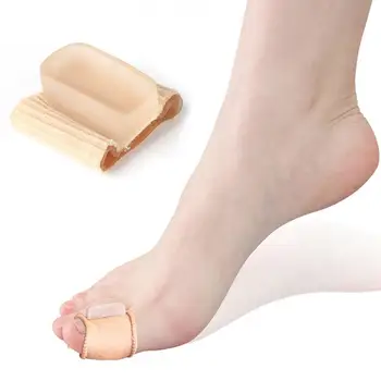 Силикон Революционно Эффективное регулируемое обезболивающее средство для ног Силиконовый разделитель пальцев Корректор Бурсит большого пальца стопы Ортопедические носочки Обезболивающие