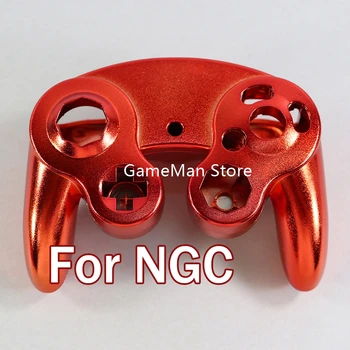 Для контроллера Nintendo NGC Gamecube, крышка корпуса с гальваническим покрытием, корпус ручки, защитный чехол для игровой ручки