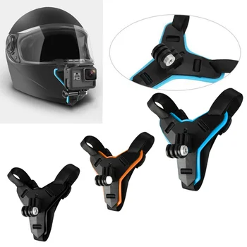 Для держателя шлема Gopro, мотоциклетного шлема, передней подставки для подбородка, держателя штатива для спортивной камеры, аксессуаров для мотоциклов