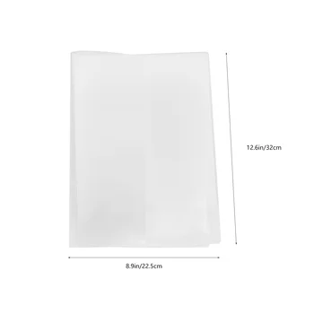 Прозрачная крышка для ноутбука из 2 предметов, противоизносная обложка для книги, защитная крышка для блокнота от царапин