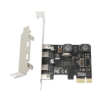 F3MA 2 порта USB Type-C PCIe Дополнительный адаптер USB C USB3.1 PCIEx1 Карта расширения 10 Гбит/с