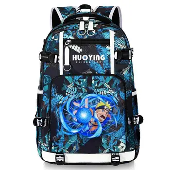 Серия Naruto 2023 новый тренд ins легкий студенческий школьный рюкзак для мальчиков модный креативный рюкзак с крутым принтом