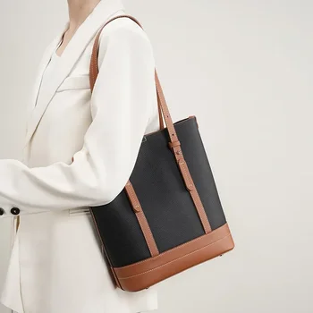 Модная женская сумка из натуральной кожи 2024 года, высококачественная и стильная сумка через плечо, модная, изысканная и универсальная сумочка