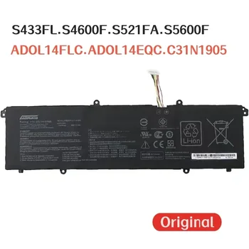 100% Оригинальный аккумулятор для ноутбука ASUS S433FL S4600F S521FA S5600F ADOL14FLC ADOL14EQC C31N1905 емкостью 4335 мАч
