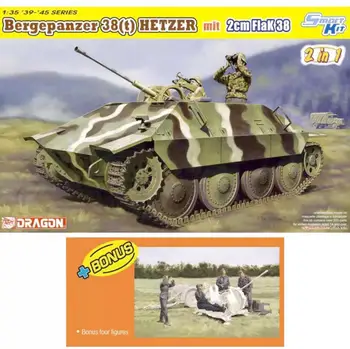 DRAGON 6399 1/35 Bergepanzer Jagdpanzer 38(t) HETZER mit 2cm FlaK 38