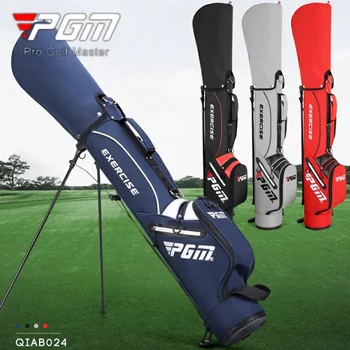 PGM Urltra-Легкие сумки для стойки для гольфа Из водонепроницаемого нейлона с пистолетом для гольфа с плечевым ремнем Легкая сумка-подставка вмещает 6-7 клюшек