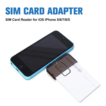 Адаптер SIM-карты Устройство чтения SIM-карт Mini SIM Nano для Телефона iOS 5/6/7/8/X (Подключи и Играй) Аксессуары Для Мобильных Телефонов