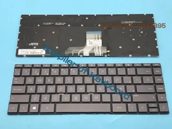 Новинка для HP ENVY 13-ah0000 13-ah1000ns Латино-испанская клавиатура с подсветкой коричневого цвета